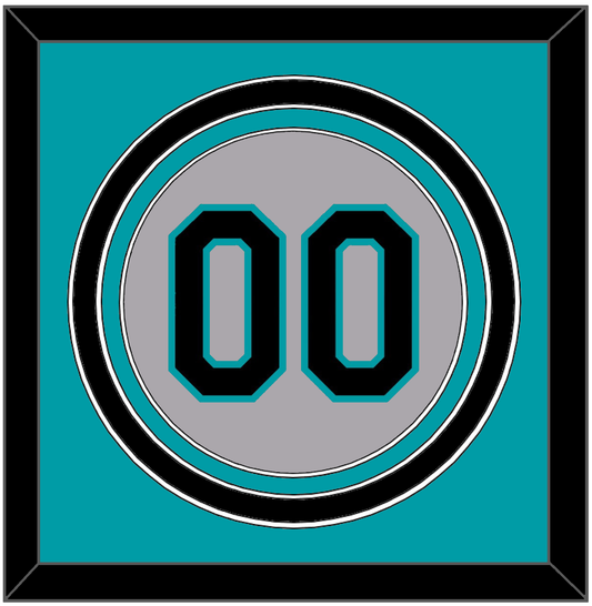 Florida Number - Road Gray (1993-2002) - Premier Tier 2