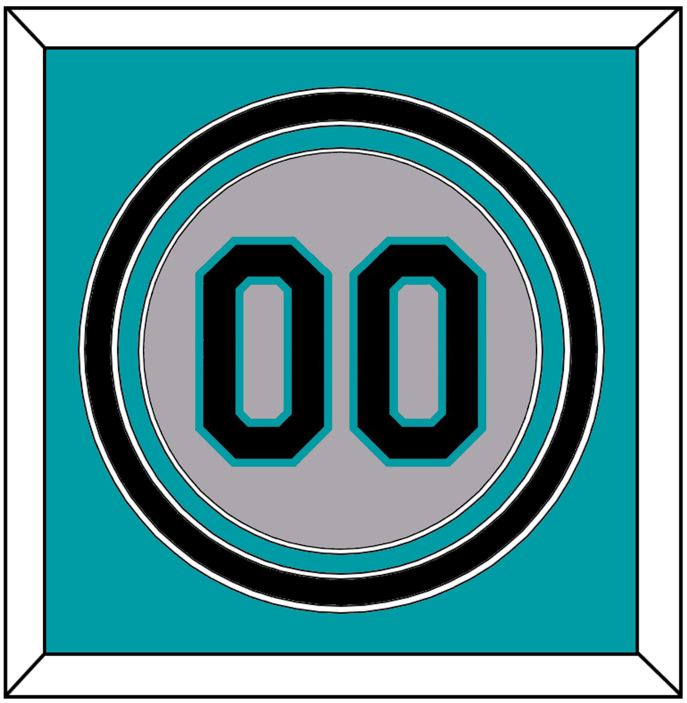 Florida Number - Road Gray (1993-2002) - Premier Tier 2