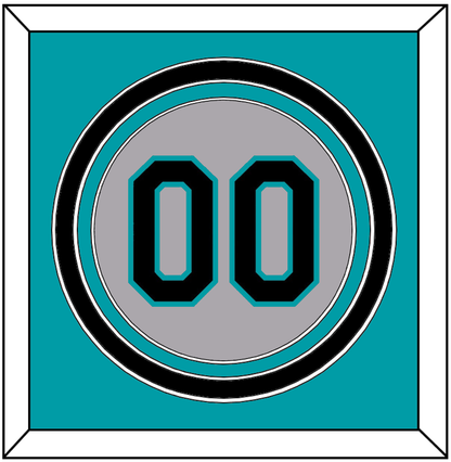 Florida Number - Road Gray (1993-2002) - Premier Tier 2