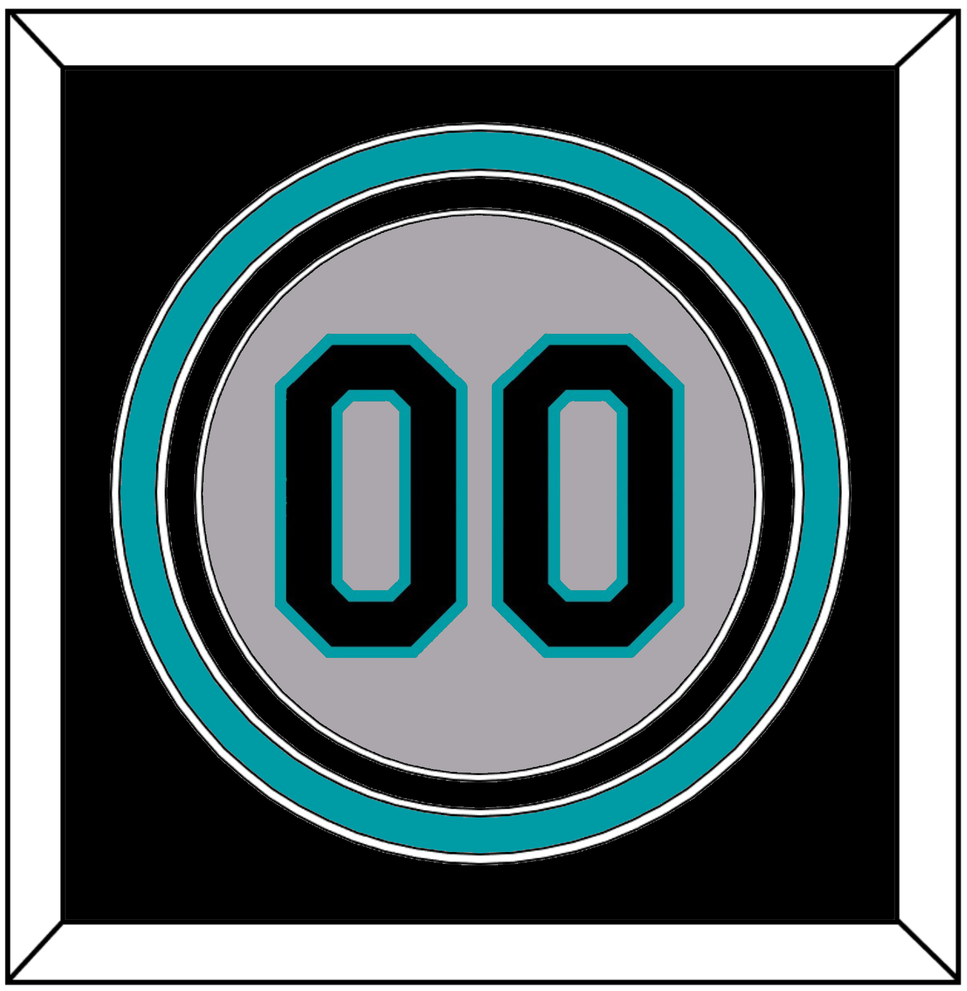 Florida Number - Road Gray (1993-2002) - Premier Tier 3