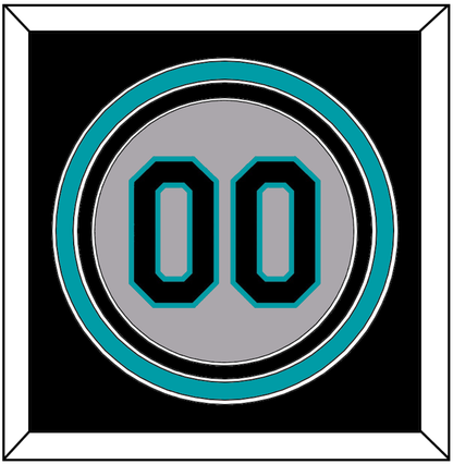 Florida Number - Road Gray (1993-2002) - Premier Tier 3