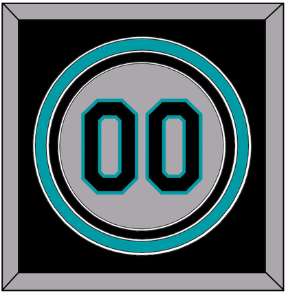 Florida Number - Road Gray (1993-2002) - Premier Tier 3