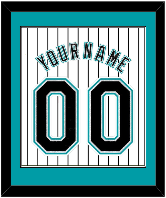 Florida Name & Number - Home White Pinstripes (2003-2011) - Single Mat 1