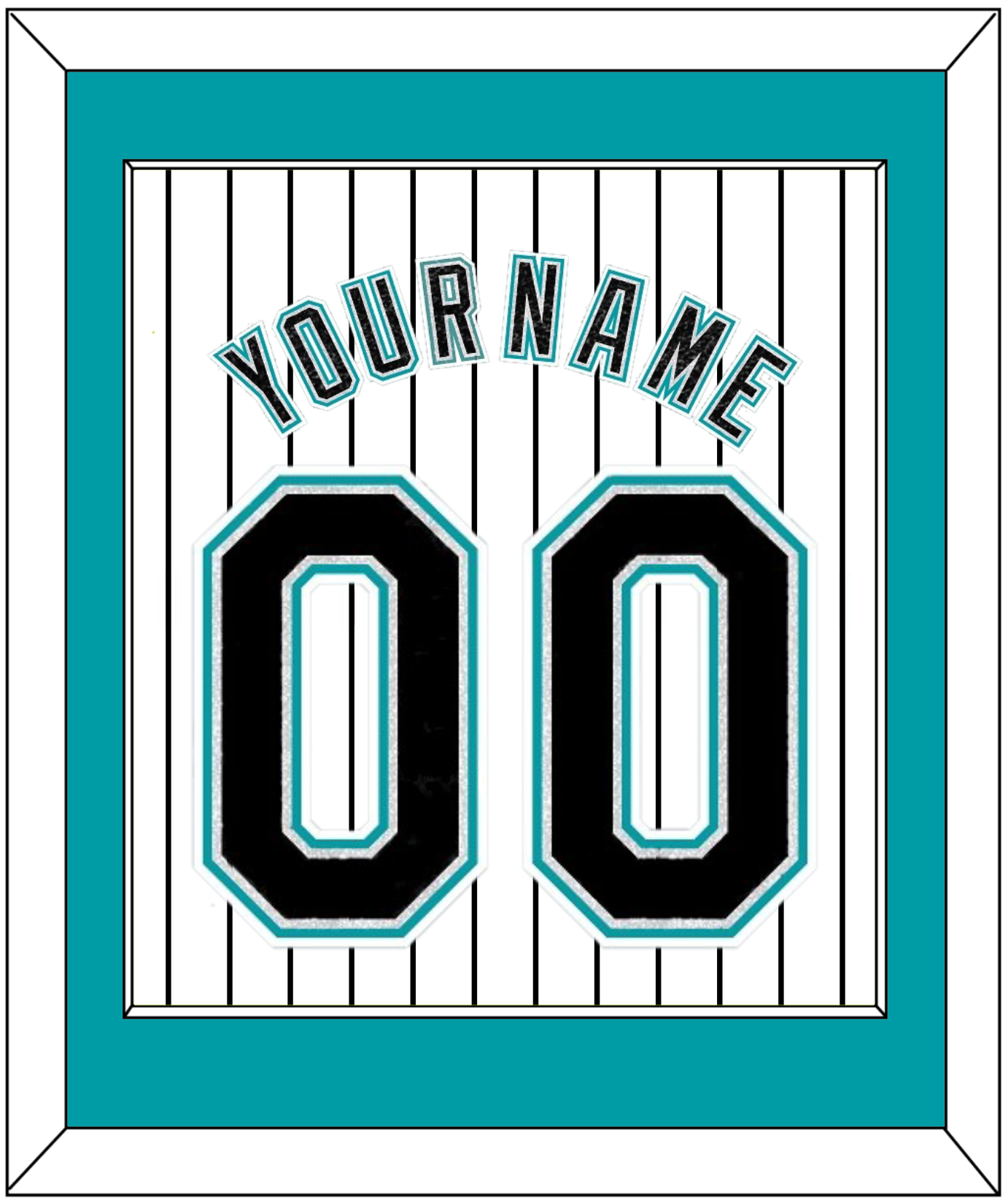 Florida Name & Number - Home White Pinstripes (2003-2011) - Essential Tier 1
