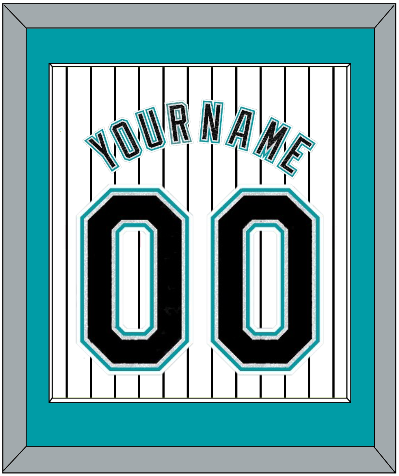 Florida Name & Number - Home White Pinstripes (2003-2011) - Essential Tier 1