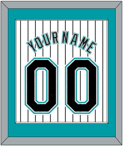 Florida Name & Number - Home White Pinstripes (2003-2011) - Essential Tier 1