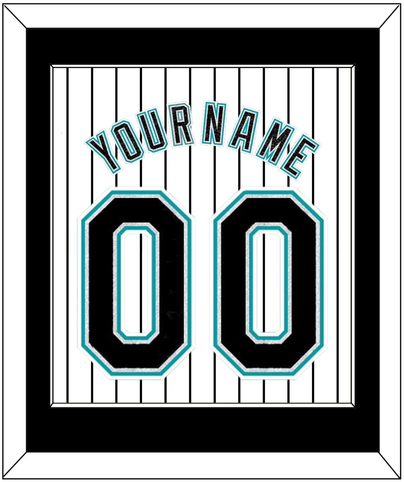 Florida Name & Number - Home White Pinstripes (2003-2011) - Essential Tier 2