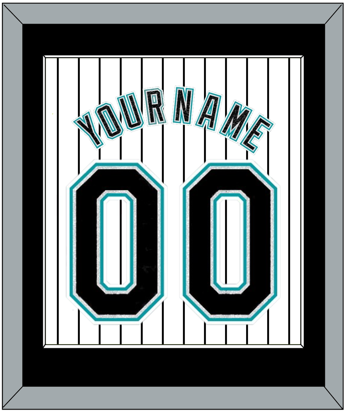 Florida Name & Number - Home White Pinstripes (2003-2011) - Essential Tier 2