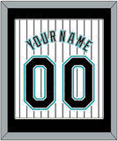 Florida Name & Number - Home White Pinstripes (2003-2011) - Single Mat 2