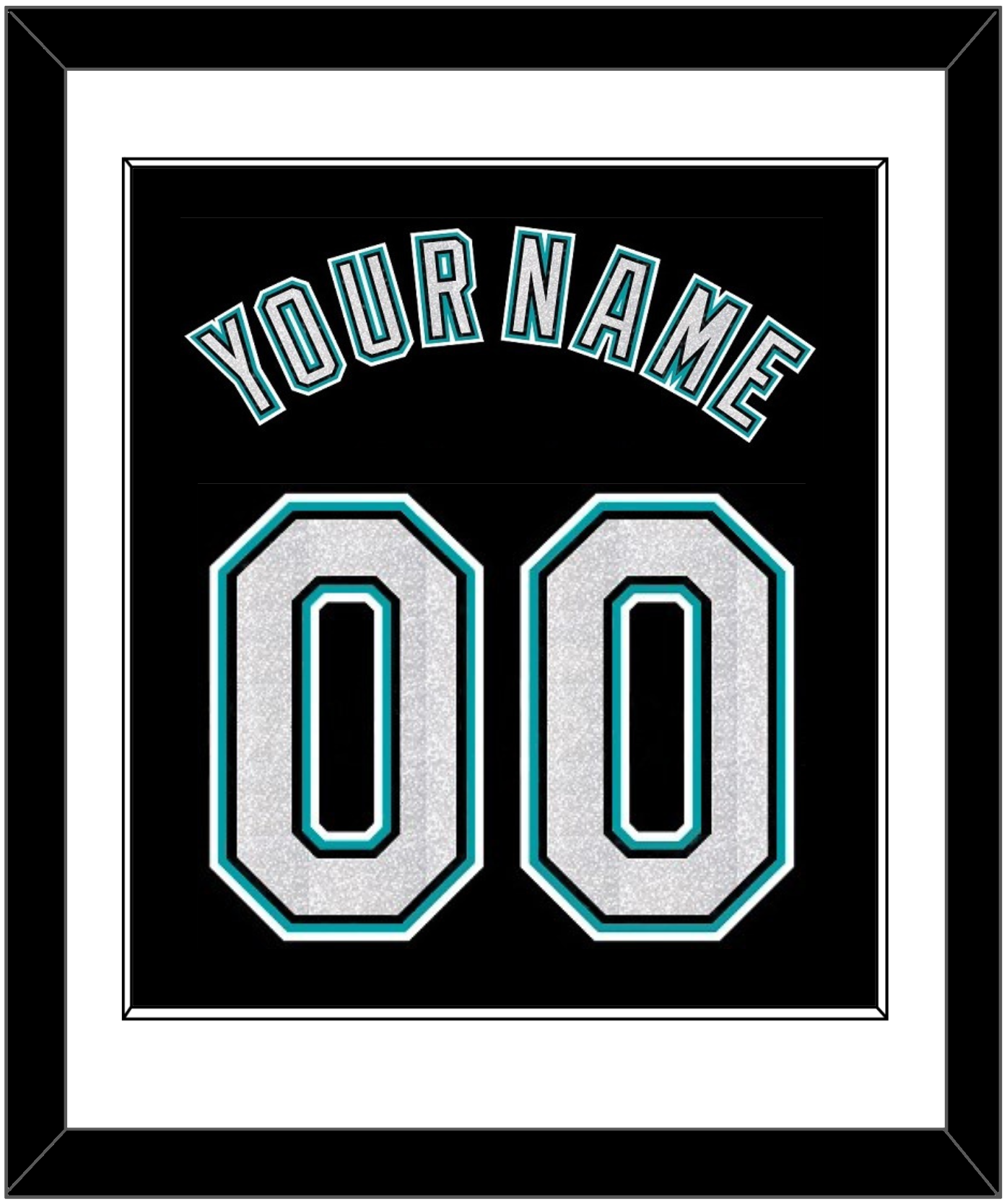 Florida Name & Number - Alternate Black (2003-2011) - Essential Tier 1