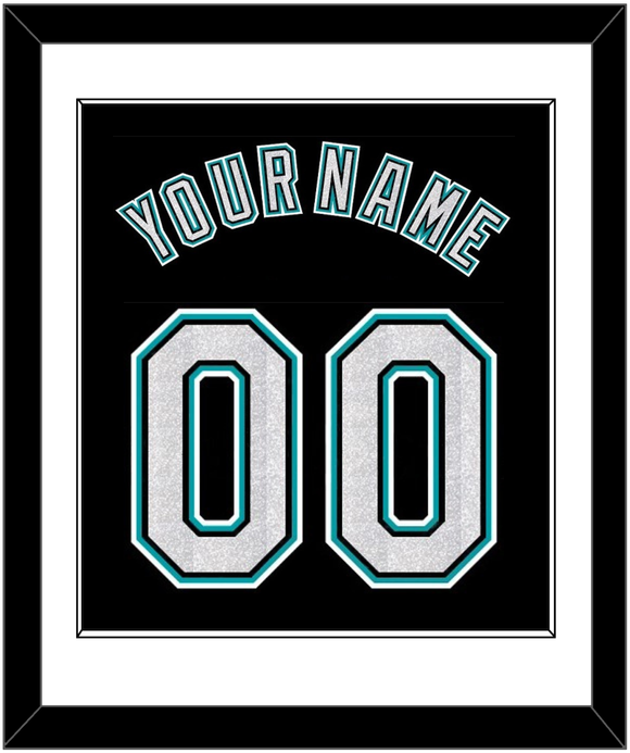 Florida Name & Number - Alternate Black (2003-2011) - Single Mat 1