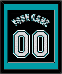 Florida Name & Number - Alternate Black (2003-2011) - Single Mat 2