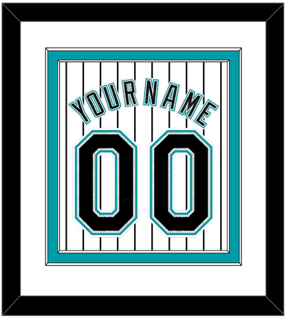 Florida Name & Number - Home White Pinstripes (2003-2011) - Signature Tier 1