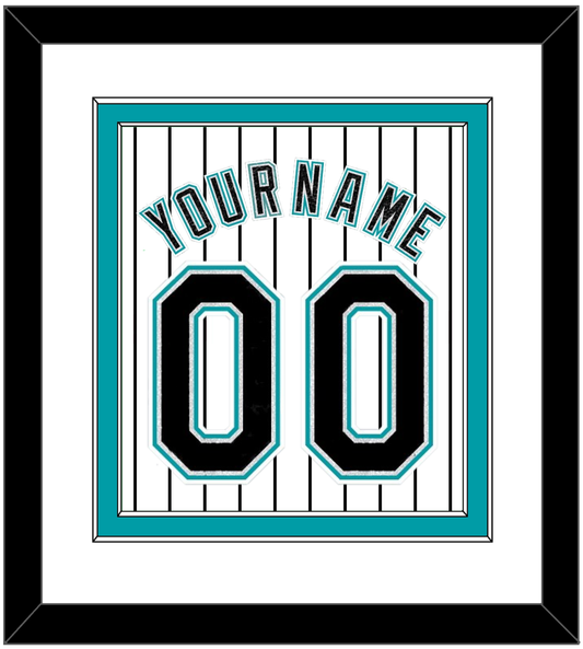 Florida Name & Number - Home White Pinstripes (2003-2011) - Signature Tier 1