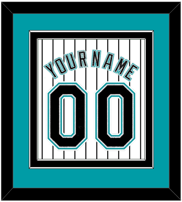 Florida Name & Number - Home White Pinstripes (2003-2011) - Double Mat 2