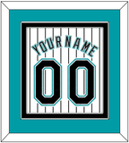 Florida Name & Number - Home White Pinstripes (2003-2011) - Double Mat 2