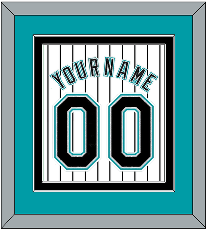 Florida Name & Number - Home White Pinstripes (2003-2011) - Signature Tier 2
