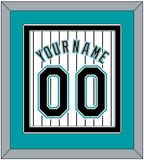 Florida Name & Number - Home White Pinstripes (2003-2011) - Double Mat 2