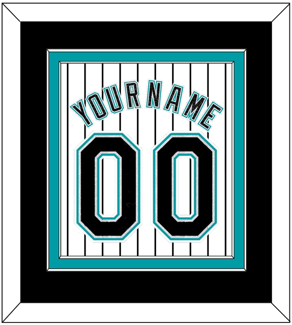 Florida Name & Number - Home White Pinstripes (2003-2011) - Double Mat 3