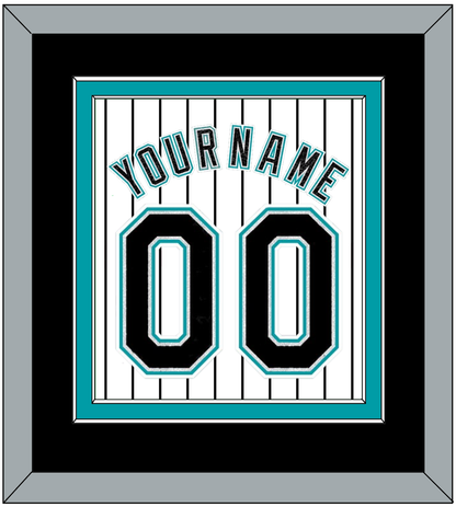 Florida Name & Number - Home White Pinstripes (2003-2011) - Signature Tier 3