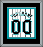Florida Name & Number - Home White Pinstripes (2003-2011) - Double Mat 3