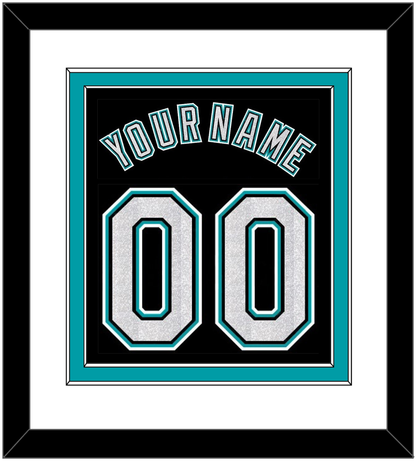 Florida Name & Number - Alternate Black (2003-2011) - Signature Tier 1