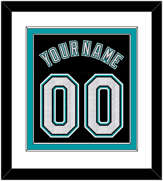 Florida Name & Number - Alternate Black (2003-2011) - Signature Tier 1