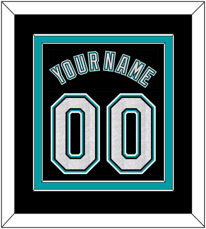 Florida Name & Number - Alternate Black (2003-2011) - Signature Tier 2