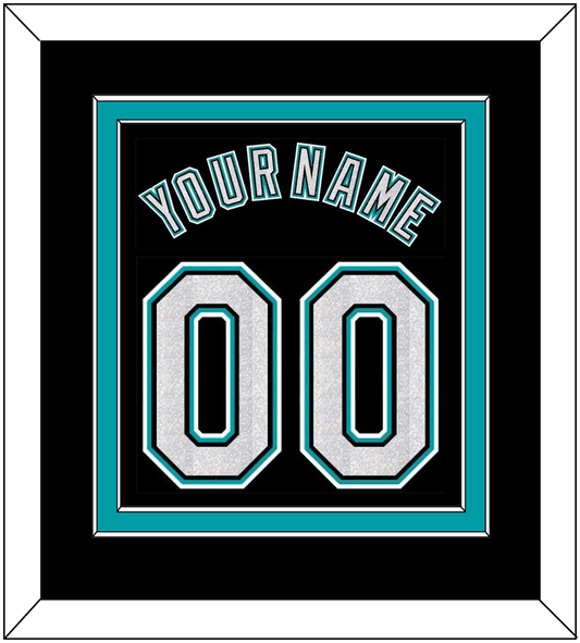 Florida Name & Number - Alternate Black (2003-2011) - Signature Tier 2