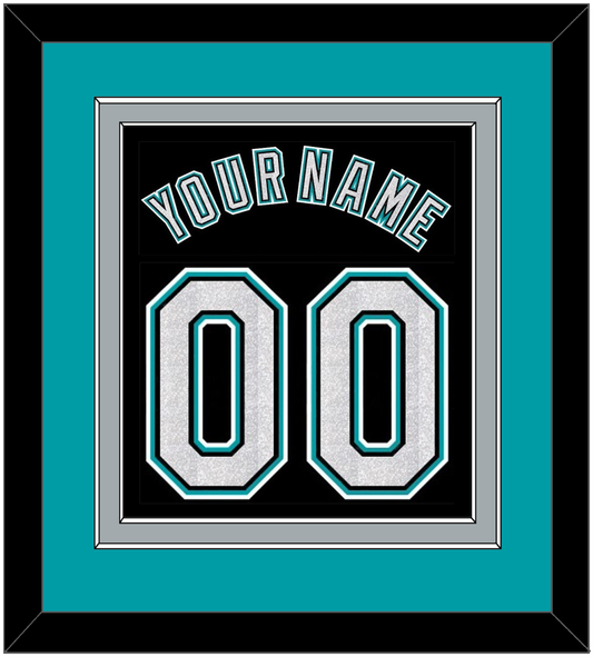 Florida Name & Number - Alternate Black (2003-2011) - Signature Tier 3
