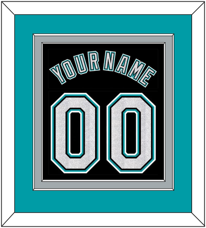 Florida Name & Number - Alternate Black (2003-2011) - Signature Tier 3