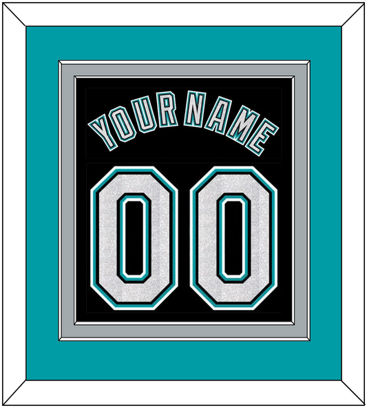 Florida Name & Number - Alternate Black (2003-2011) - Signature Tier 3