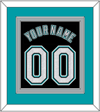 Florida Name & Number - Alternate Black (2003-2011) - Double Mat 3