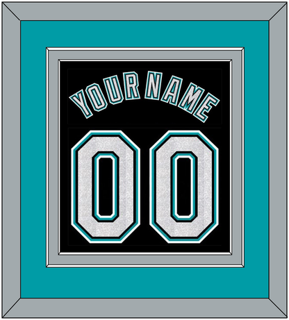 Florida Name & Number - Alternate Black (2003-2011) - Signature Tier 3