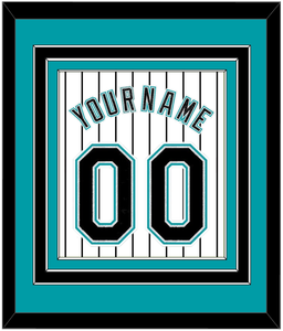 Florida Name & Number - Home White Pinstripes (2003-2011) - Triple Mat 2