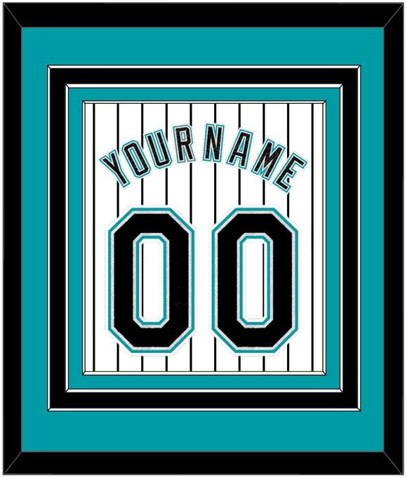 Florida Name & Number - Home White Pinstripes (2003-2011) - Triple Mat 2