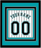 Florida Name & Number - Home White Pinstripes (2003-2011) - Triple Mat 2