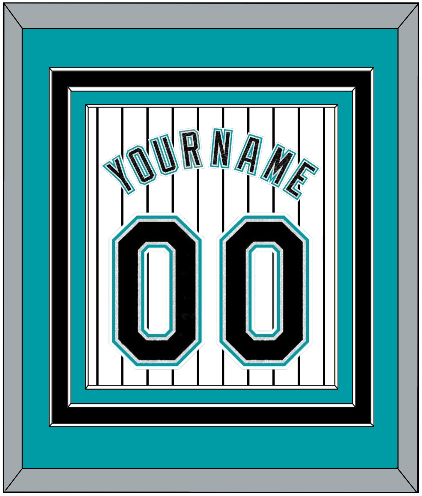 Florida Name & Number - Home White Pinstripes (2003-2011) - Premier Tier 2
