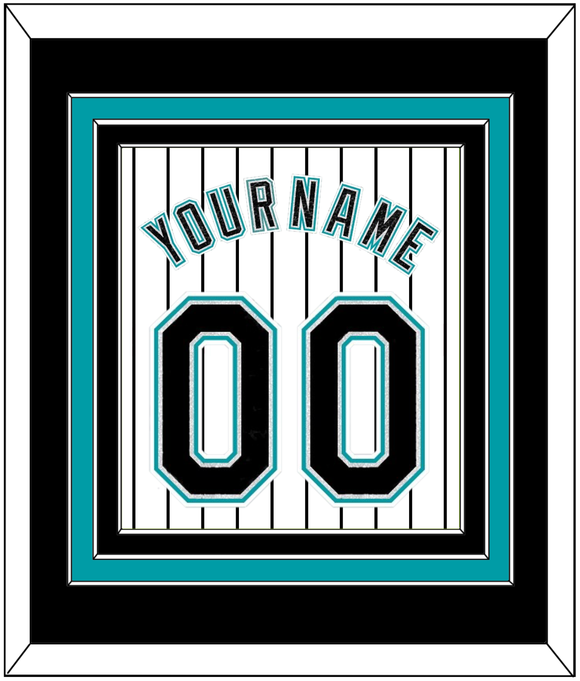 Florida Name & Number - Home White Pinstripes (2003-2011) - Triple Mat 3