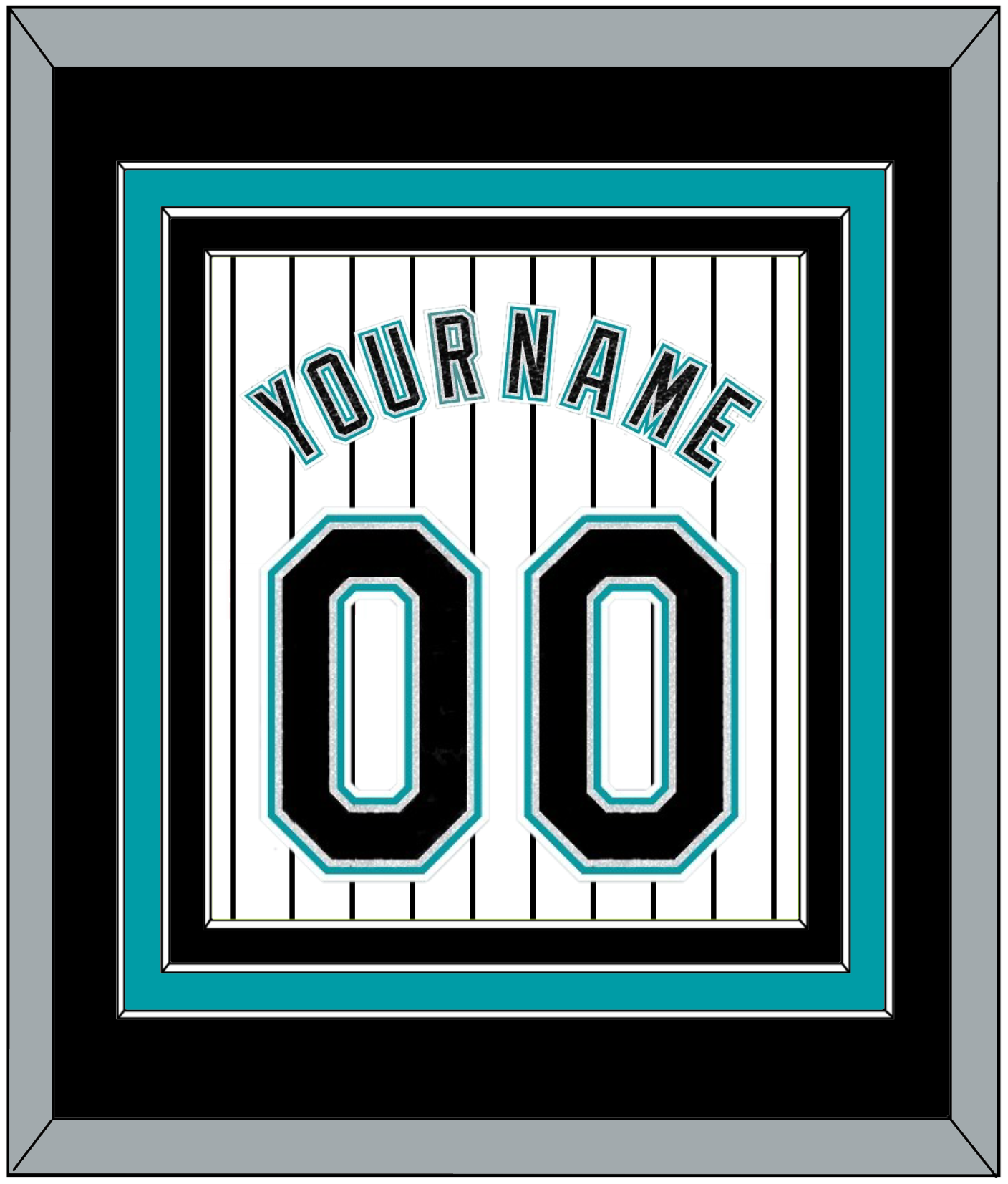 Florida Name & Number - Home White Pinstripes (2003-2011) - Premier Tier 3