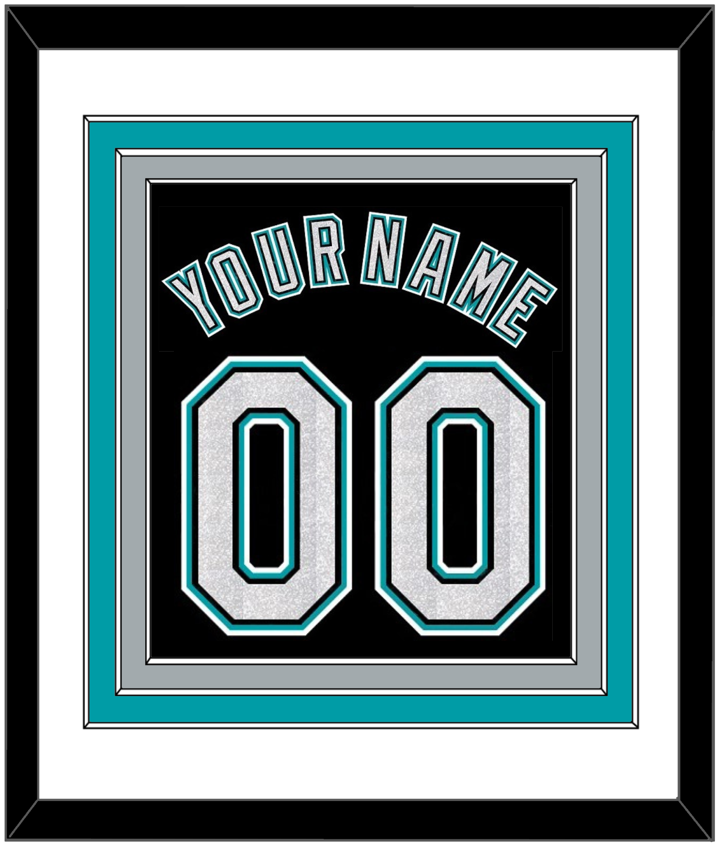 Florida Name & Number - Alternate Black (2003-2011) - Premier Tier 1
