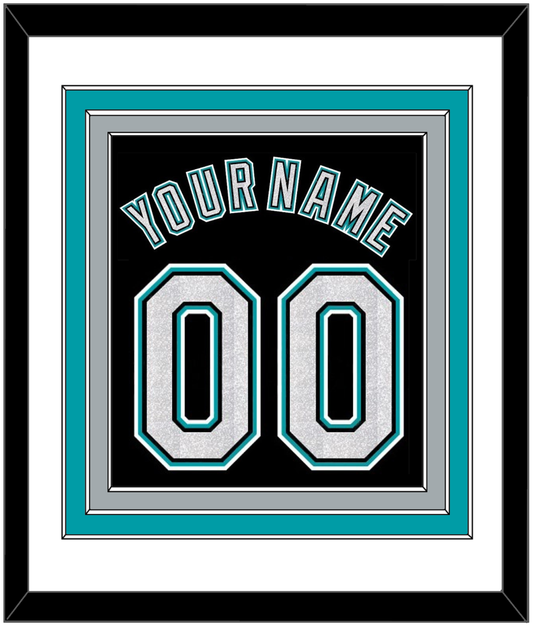 Florida Name & Number - Alternate Black (2003-2011) - Premier Tier 1