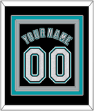 Florida Name & Number - Alternate Black (2003-2011) - Triple Mat 2