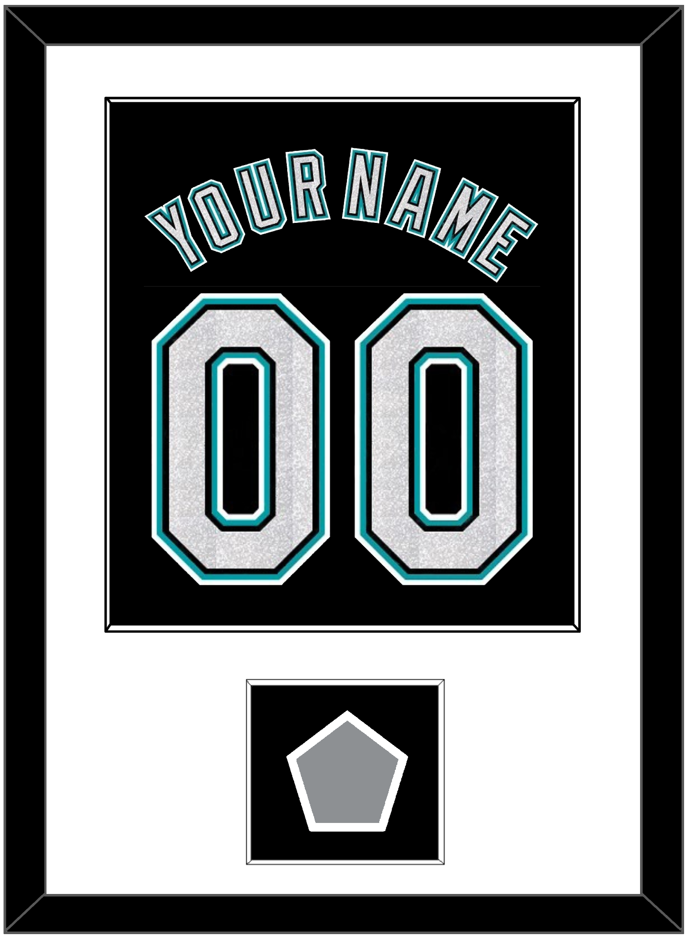 Florida Name & Number With World Series Patch - Alternate Black (2003-2011) - Essential Tier 1