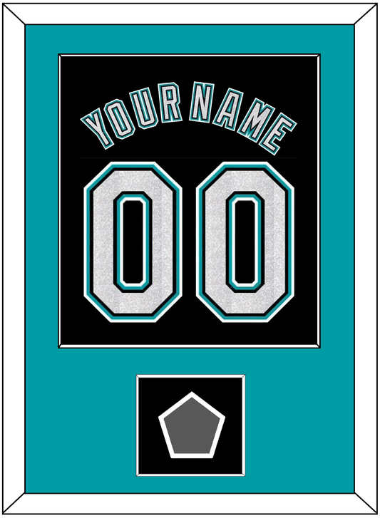 Florida Name & Number With World Series Patch - Alternate Black (2003-2011) - Essential Tier 2