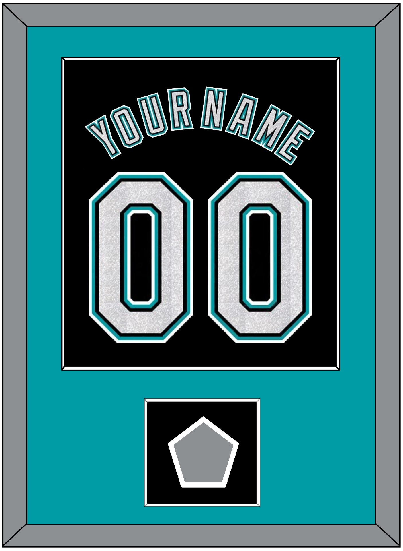 Florida Name & Number With World Series Patch - Alternate Black (2003-2011) - Essential Tier 2
