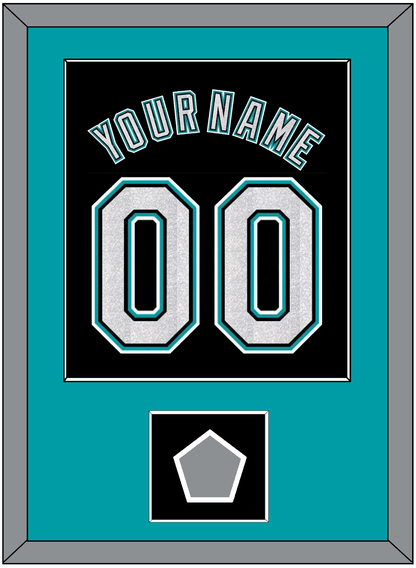 Florida Name & Number With World Series Patch - Alternate Black (2003-2011) - Essential Tier 2