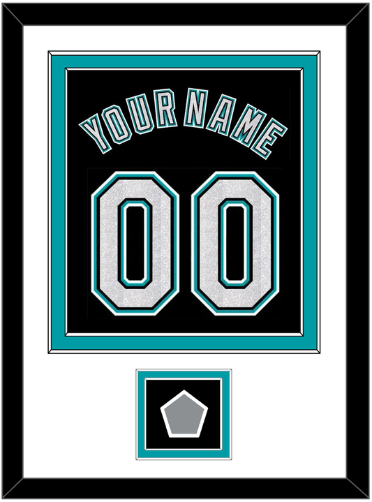 Florida Name & Number With 2003 World Series Champions Patch - Alternate Black (2003-2011) - Signature Tier 1