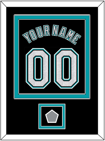 Florida Name & Number With 2003 World Series Champions Patch - Alternate Black (2003-2011) - Signature Tier 2