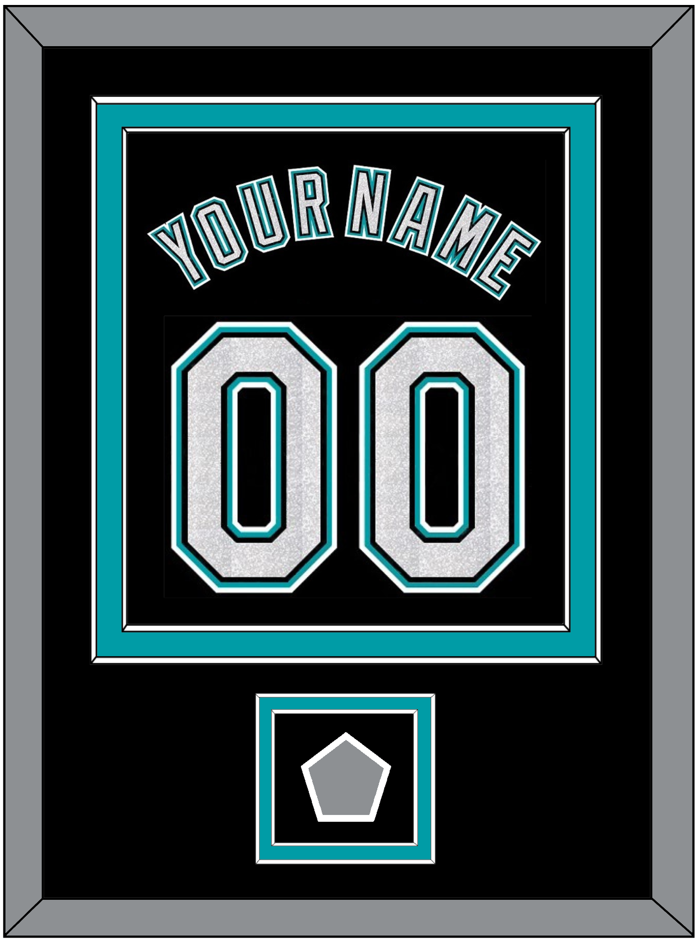 Florida Name & Number With World Series Patch - Alternate Black (2003-2011) - Signature Tier 2
